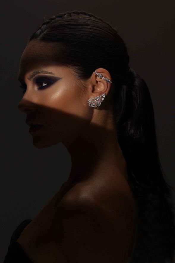 ARMOR White Ear Cuff