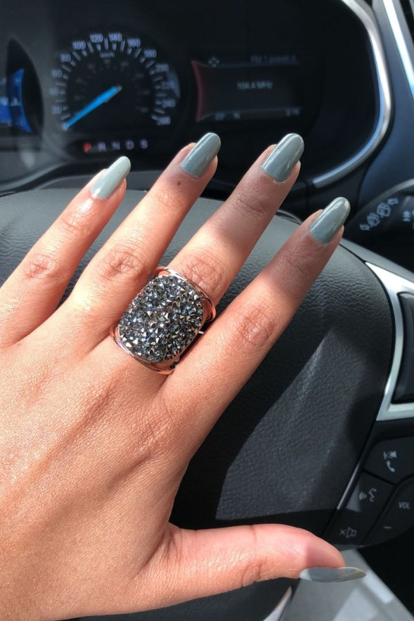 STARRY NIGHT CONCAVE RING
