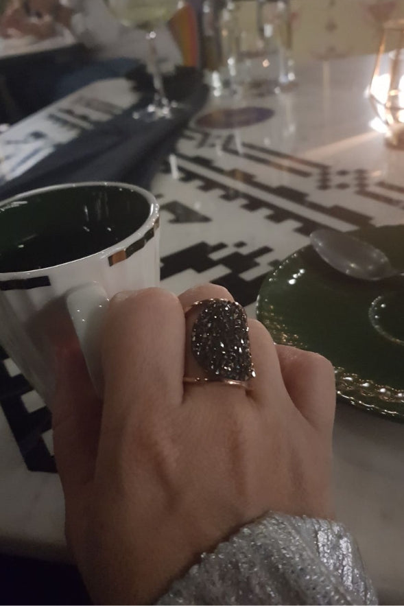 STARRY NIGHT CONCAVE RING