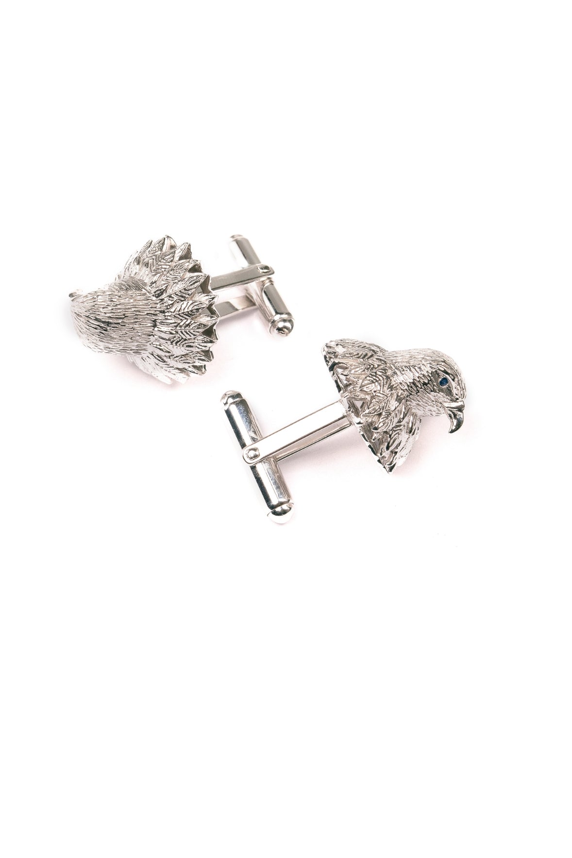FALCON CUFFLINKS Silver