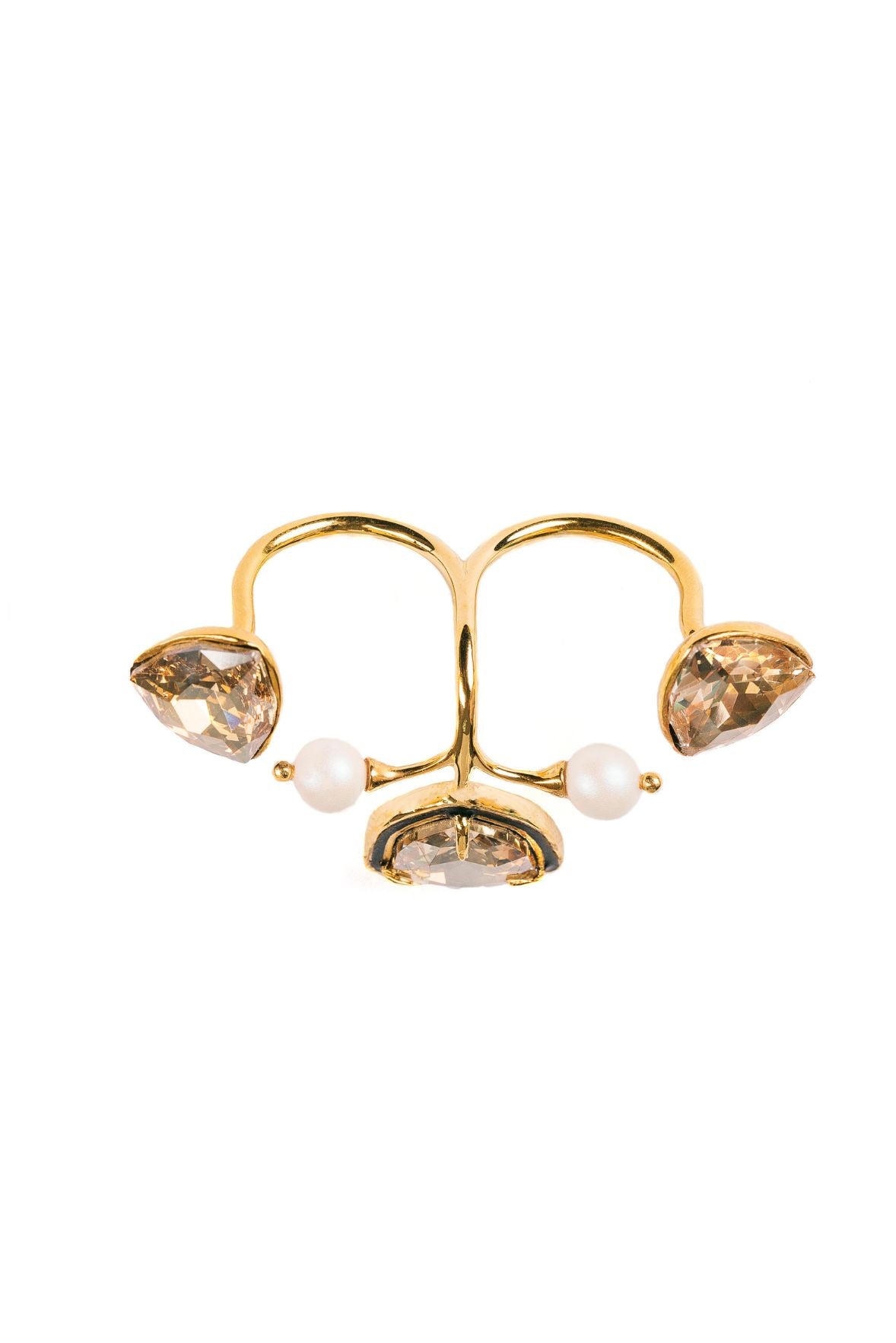 ARISE IN ENAMEL RING Black