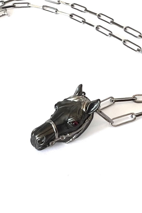 EQUUS NECKLACE Black