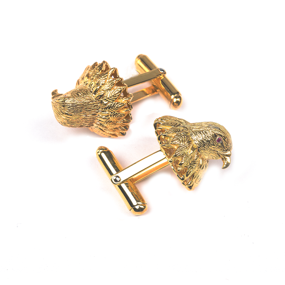 FALCON CUFFLINKS Gold