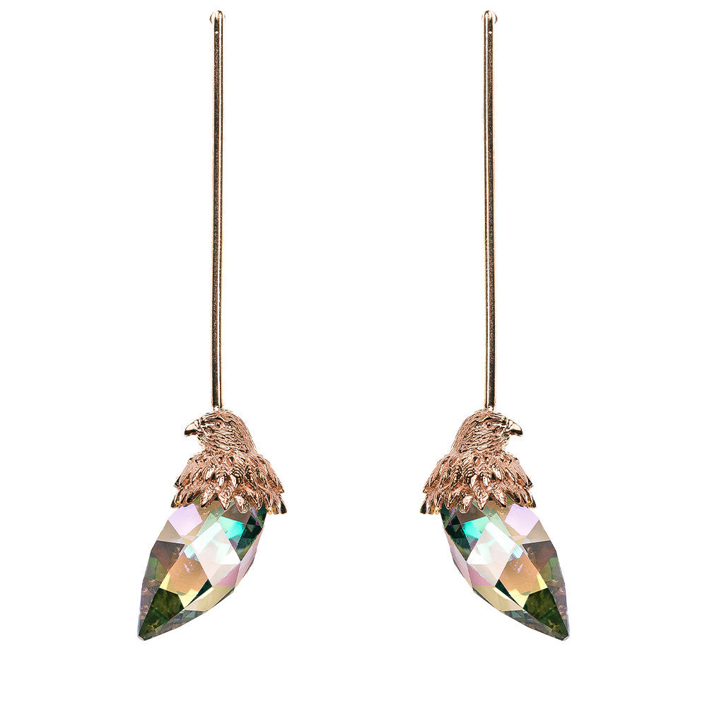 SHEEN FALCON EARRINGS Rose